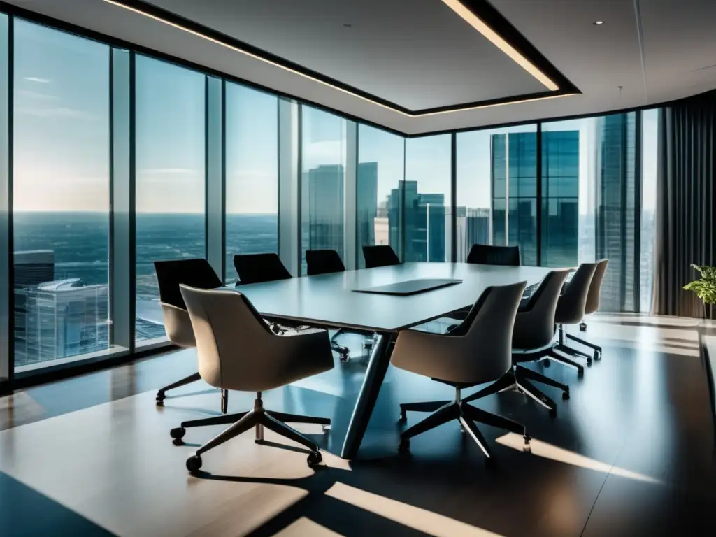 Oficina moderna y elegante con profesionales Estrategia fiscal personalizada inversor en oficina moderna con profesionales y documentos financieros