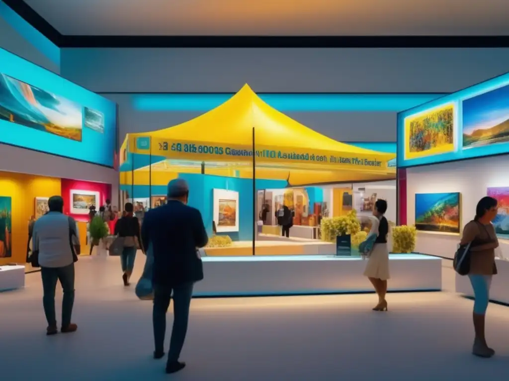 Feria de arte vibrante e impactante Estrategia inversión en ferias de arte internacionales