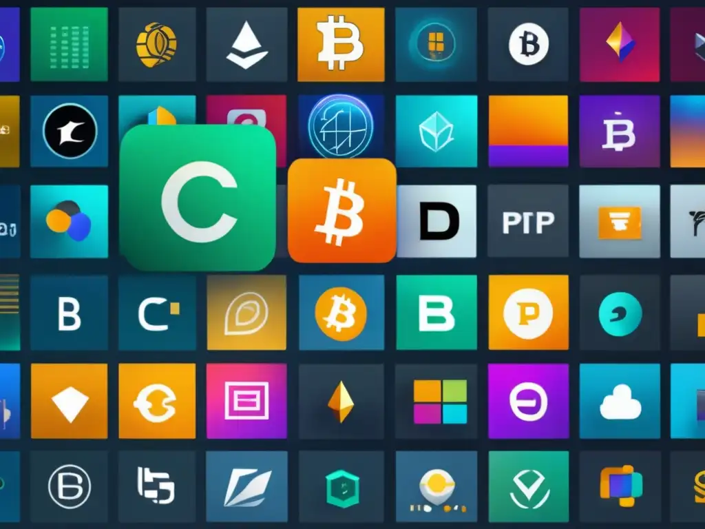 Portafolio de criptomonedas diverso y detallado Estrategias para invertir en criptomonedas - Portafolio diverso de criptomonedas en una imagen 8k ultradetallada