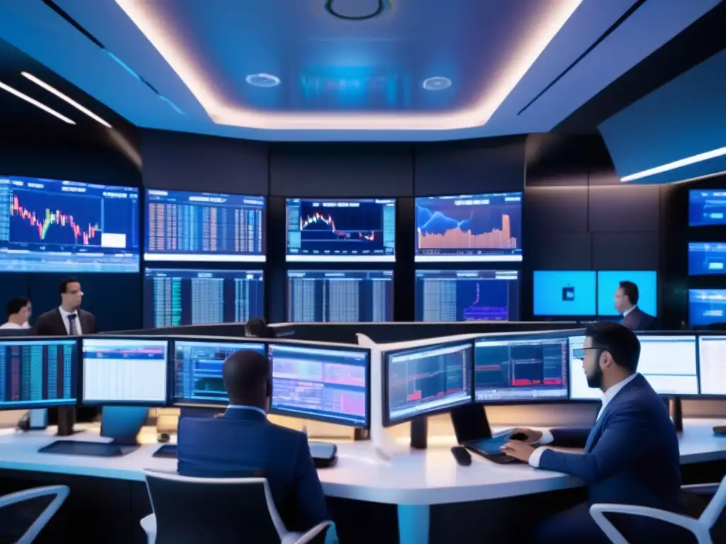 Traders analizando gráficos en mercado Forex Estrategias Forex: mercado de divisas