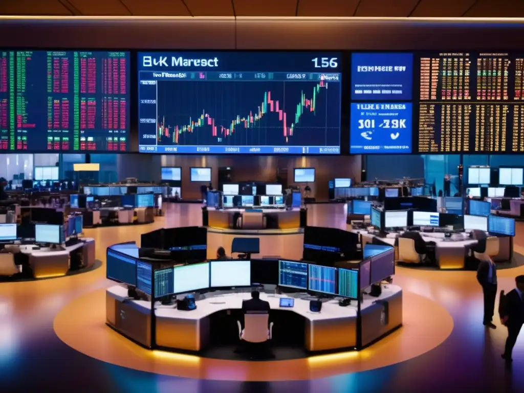 Piso de operaciones: mercado financiero Estrategias de inversión a corto plazo en el bullicioso mercado bursátil