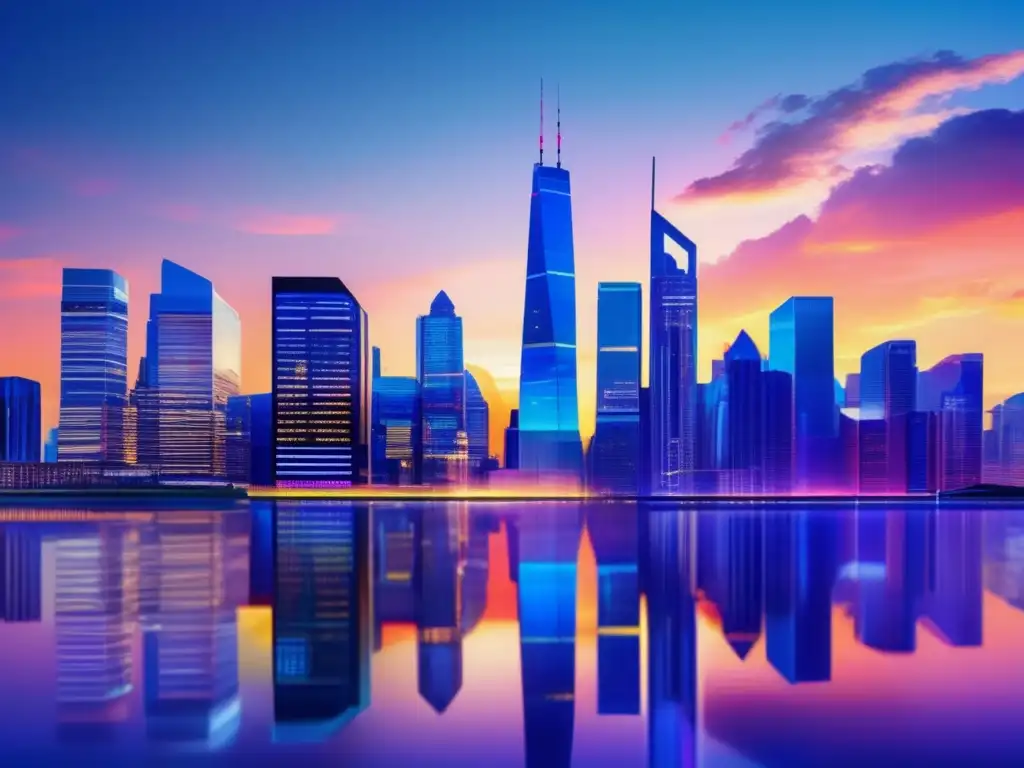 Inversión inmobiliaria en tiempos de crisis Estrategias inversión inmobiliaria crisis en ciudad moderna al atardecer con negociadores y documentos