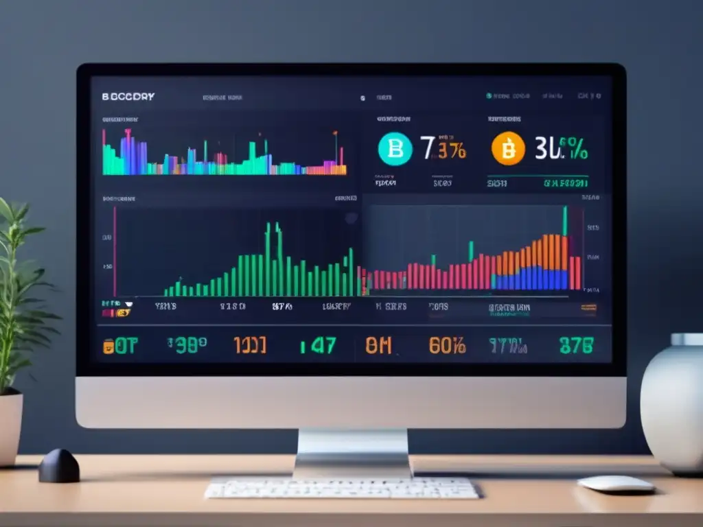 Plataforma de trading moderna con gráficos de criptomonedas Estrategias de trading de criptomonedas rentables