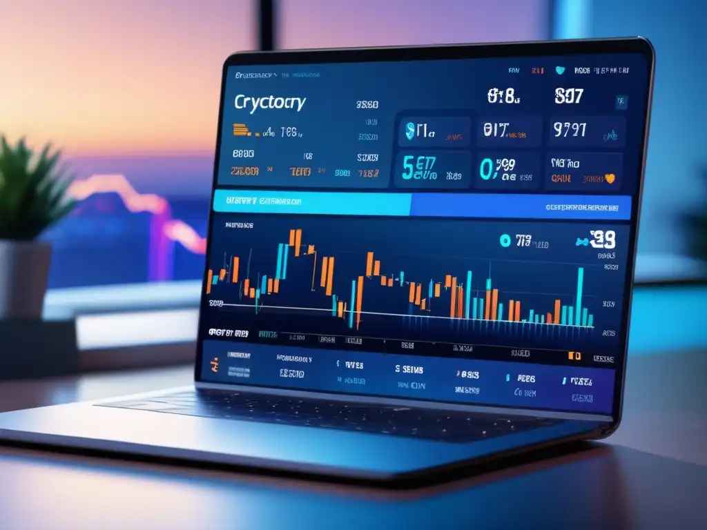 Interfaz moderna de plataforma de intercambio de criptomonedas Factores de liquidez y volumen en exchanges de criptomonedas