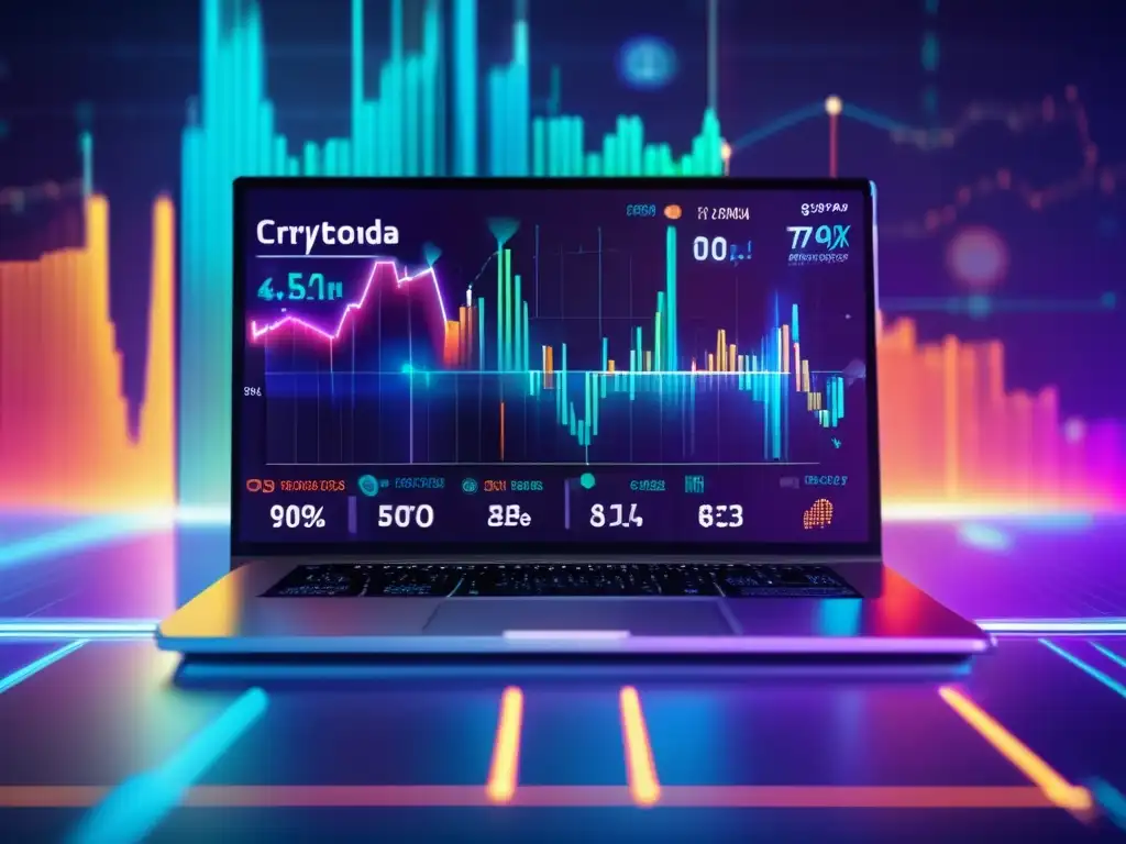 Gráfico de criptomoneda con posible false breakout Falsa ruptura en el mercado: identificación y acción en criptomoneda A