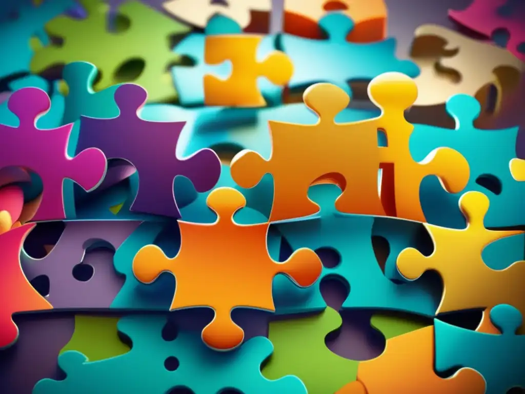 Diversificación financiera: puzzle de activos Diversificación financiera en mercados volátiles con puzzle de activos interconectados