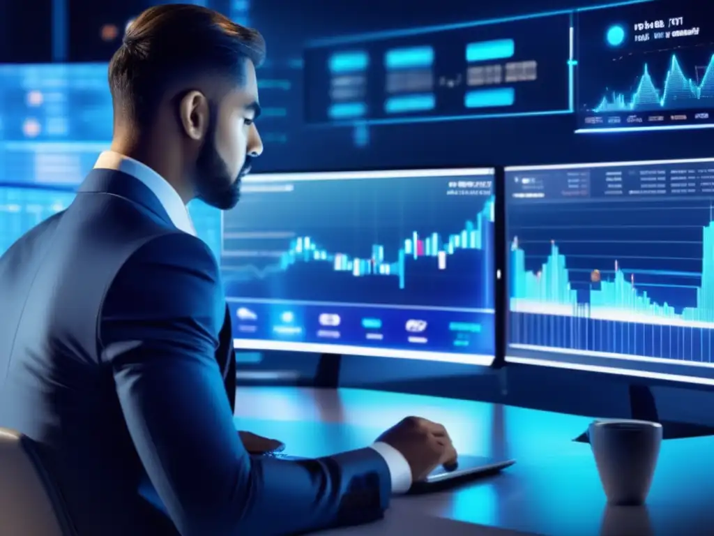 Plataforma financiera futurista Finanzas modernas: Riesgos derivados inversión moderna