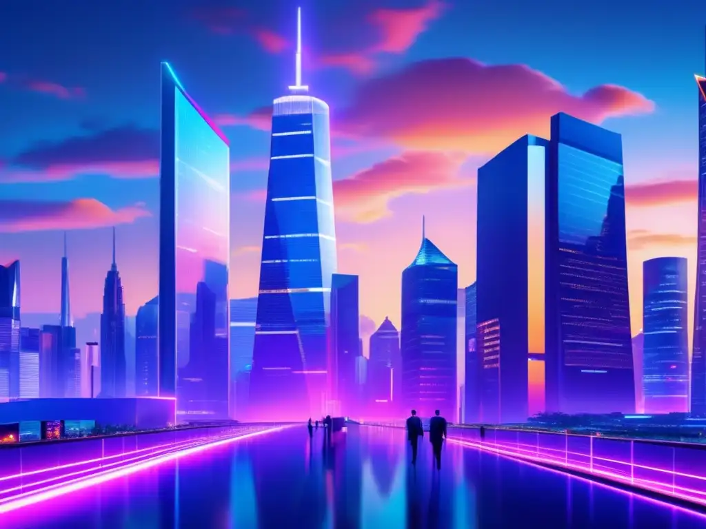 Futuro de las criptomonedas en la ciudad Futurista ciudad de criptomonedas: riesgos y oportunidades