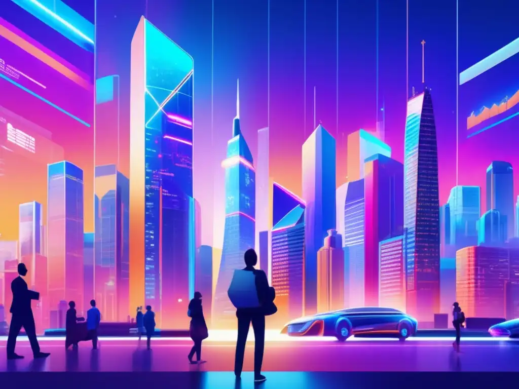 Futurista ciudad Fintech en España Futuro ciudad Fintech España: Innovación, seguridad y protección del consumidor en regulaciones Fintech