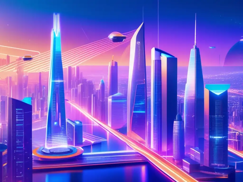 Futuro urbano tecnológico y criptomonedas Futuro criptográfico con tendencias de regulación
