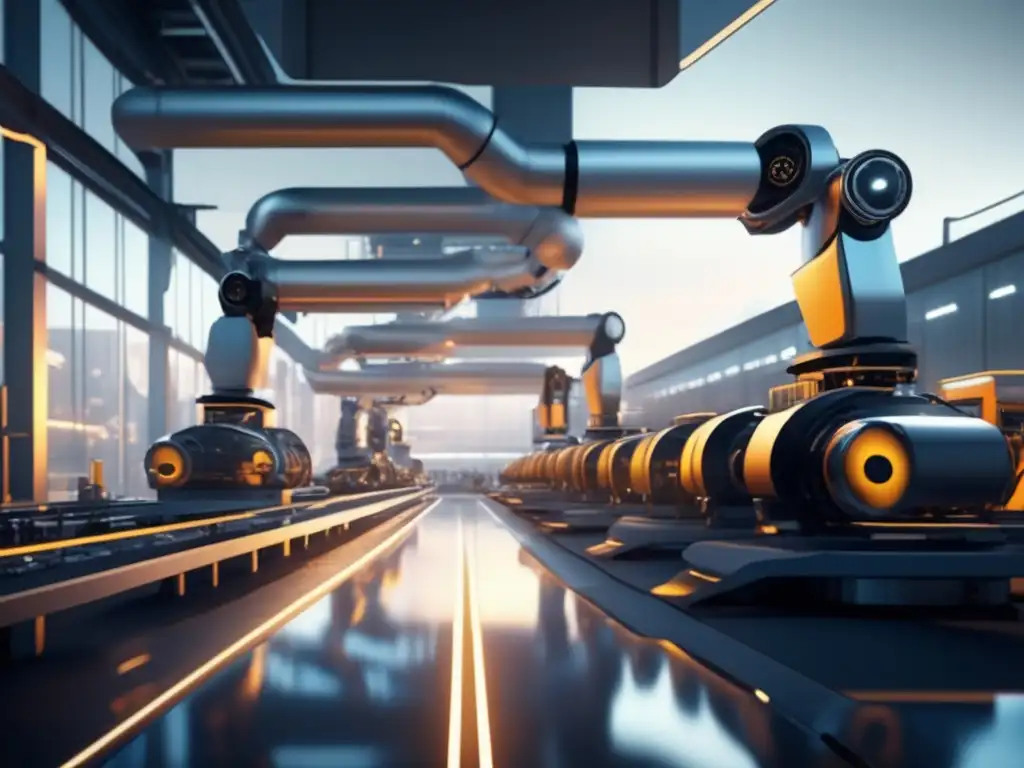Futuro industrial con robots avanzados Futuro industria europea: Robótica y Automatización