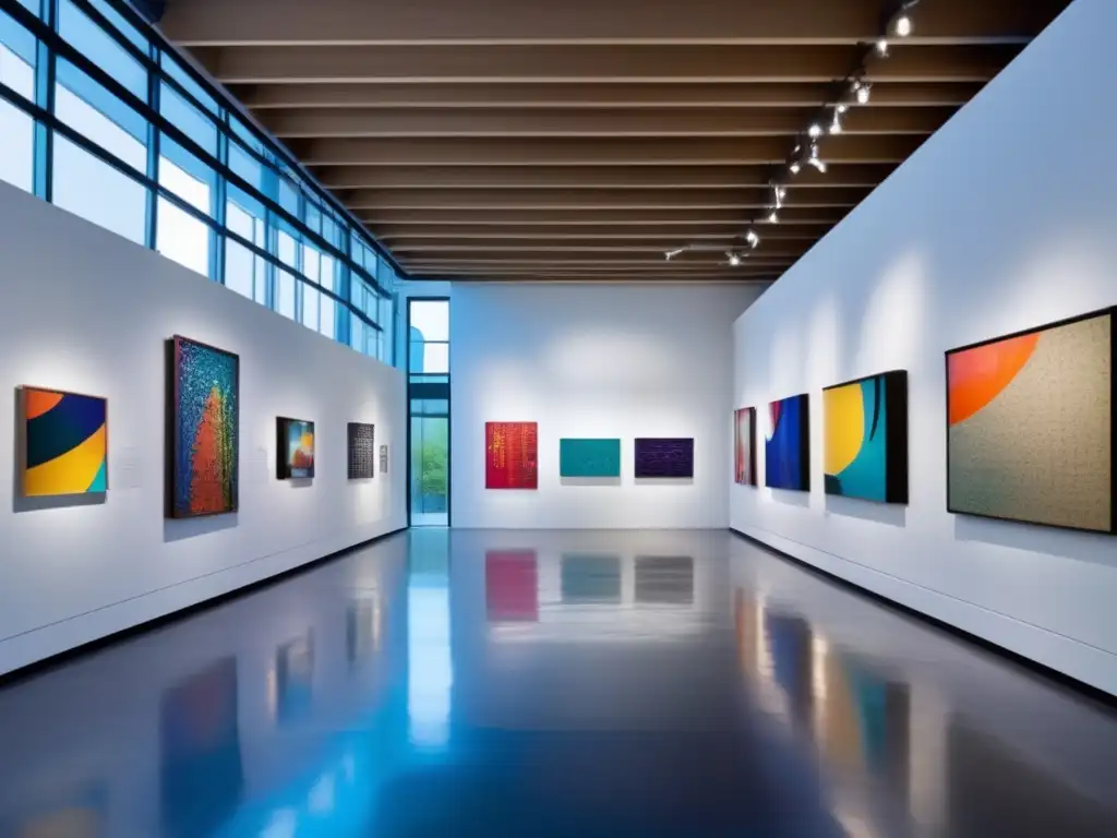 Galería de arte contemporáneo con obras cautivadoras Galería de arte contemporáneo con obras maestras desconocidas -