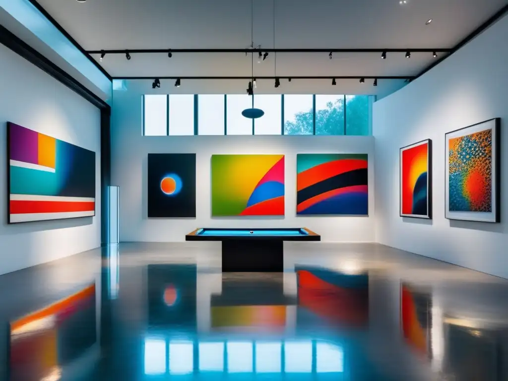Moderna galería de arte con obras maestras Galería de arte: Invertir en obras maestras desconocidas
