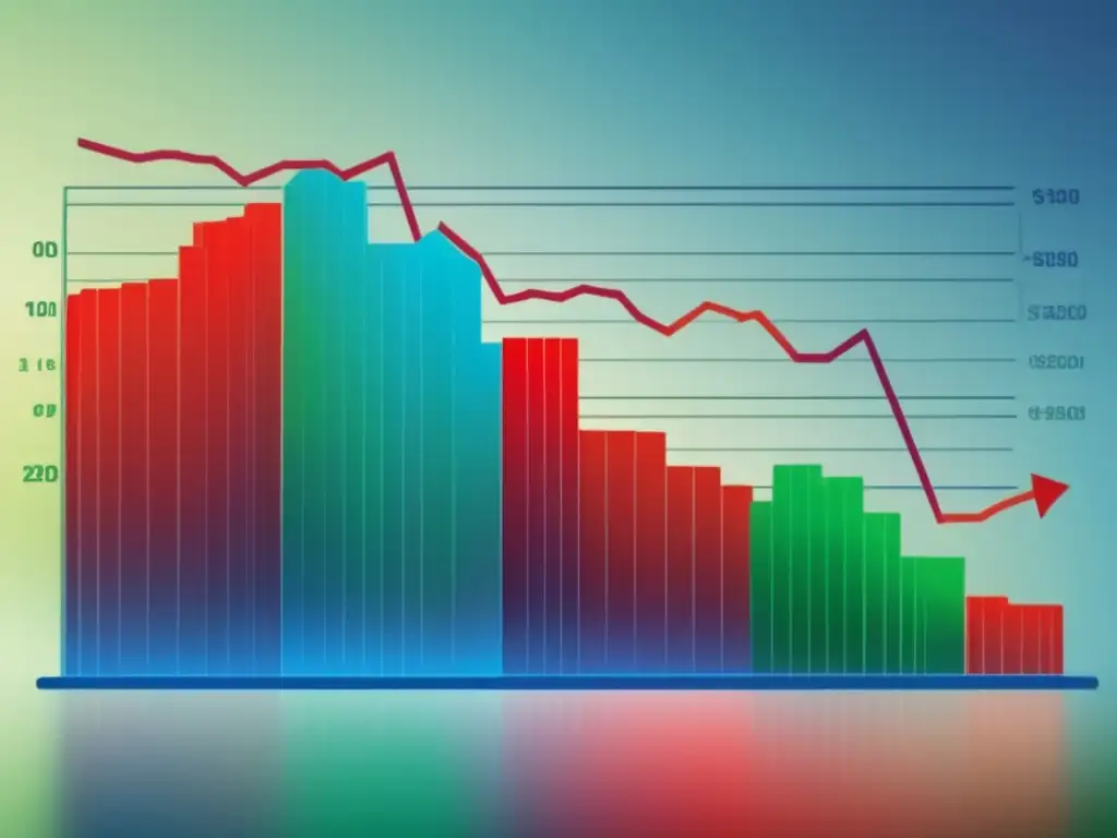 Impacto de la inflación en inversiones Gráfico financiero: estrategias para preservar valor de cartera