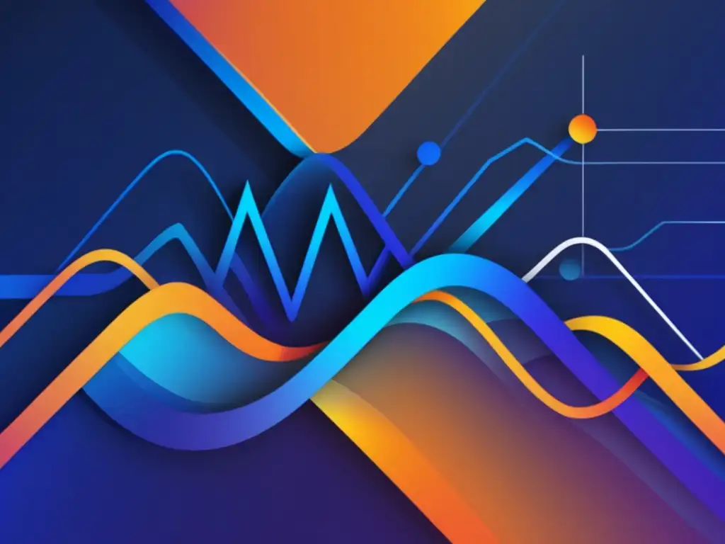 Gráfico abstracto del VIX: volatilidad y movimiento Gráfico VIX: Beneficios de utilizar el VIX en inversiones