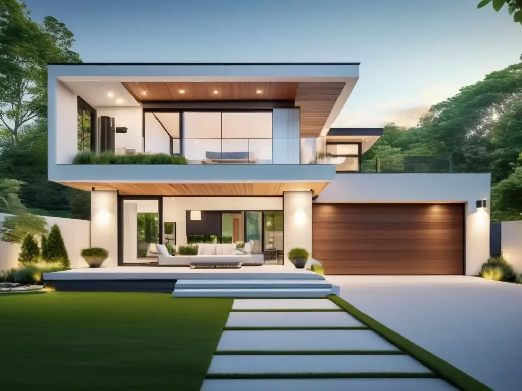 Casa renovada con diseño moderno y paisaje exuberante Hermosa casa renovada con diseño arquitectónico moderno, estrategias de 'House Flipping' rentables