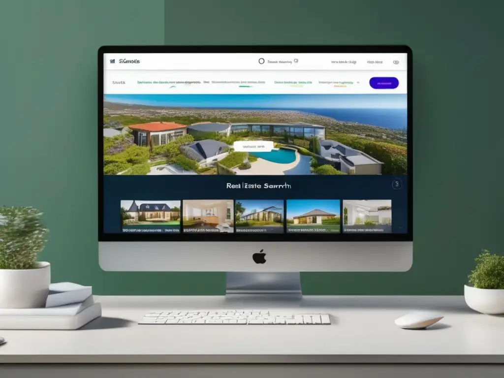 Plataforma inmobiliaria avanzada con diseño minimalista Herramientas tecnológicas en el flipping inmobiliario