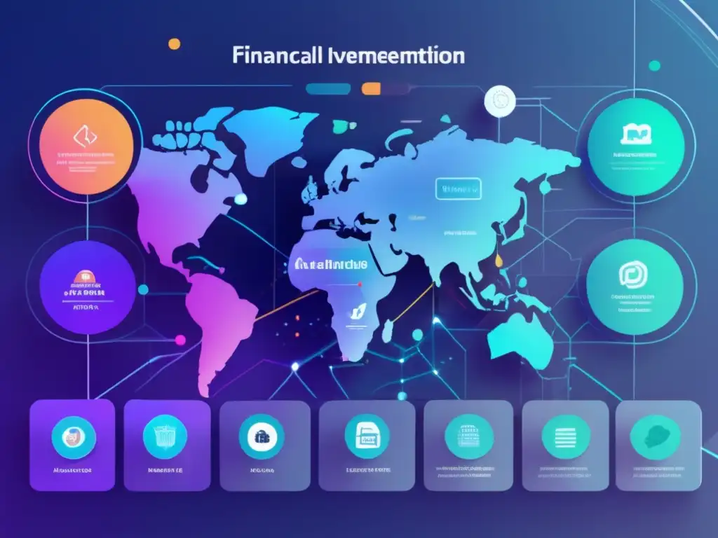 Interfaz AI futurista con recomendaciones personalizadas IA personalizada para inversiones financieras en interfaz futurista