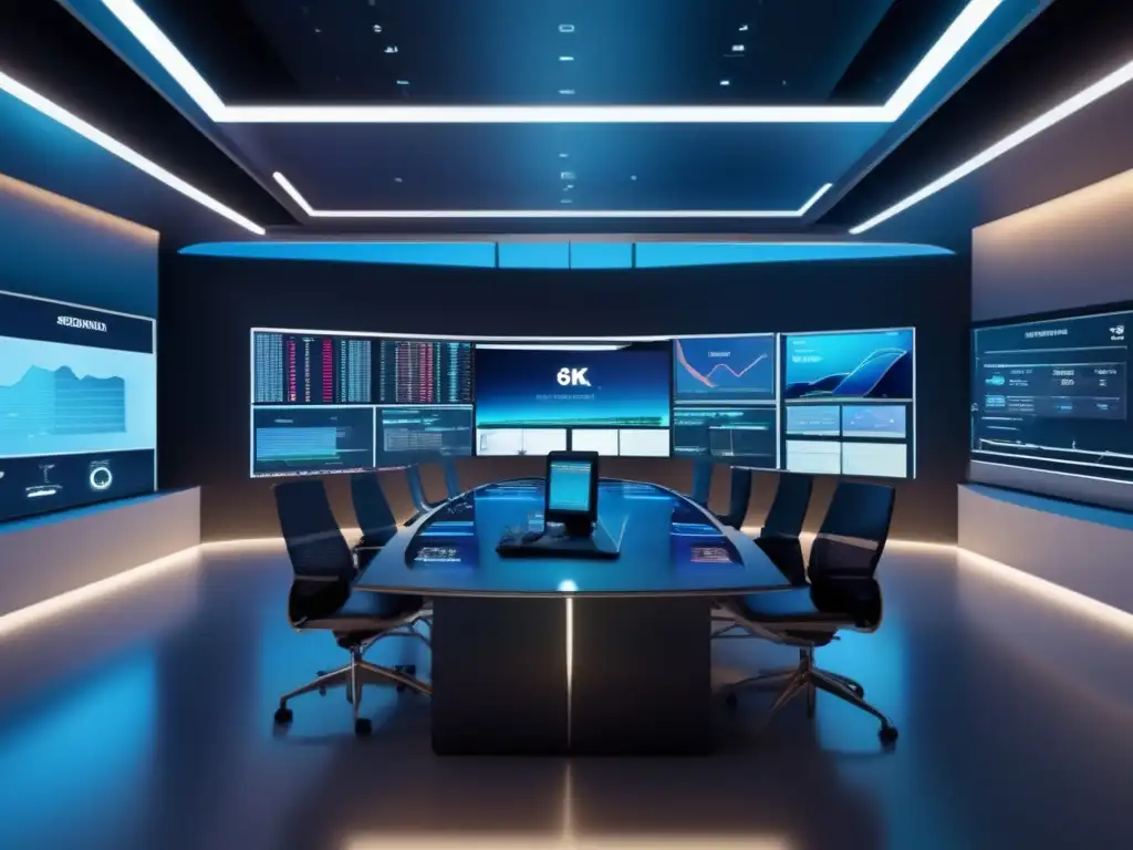 Trading futurista y profesional Imagen: Algoritmos de trading efectivos para inversiones financieras
