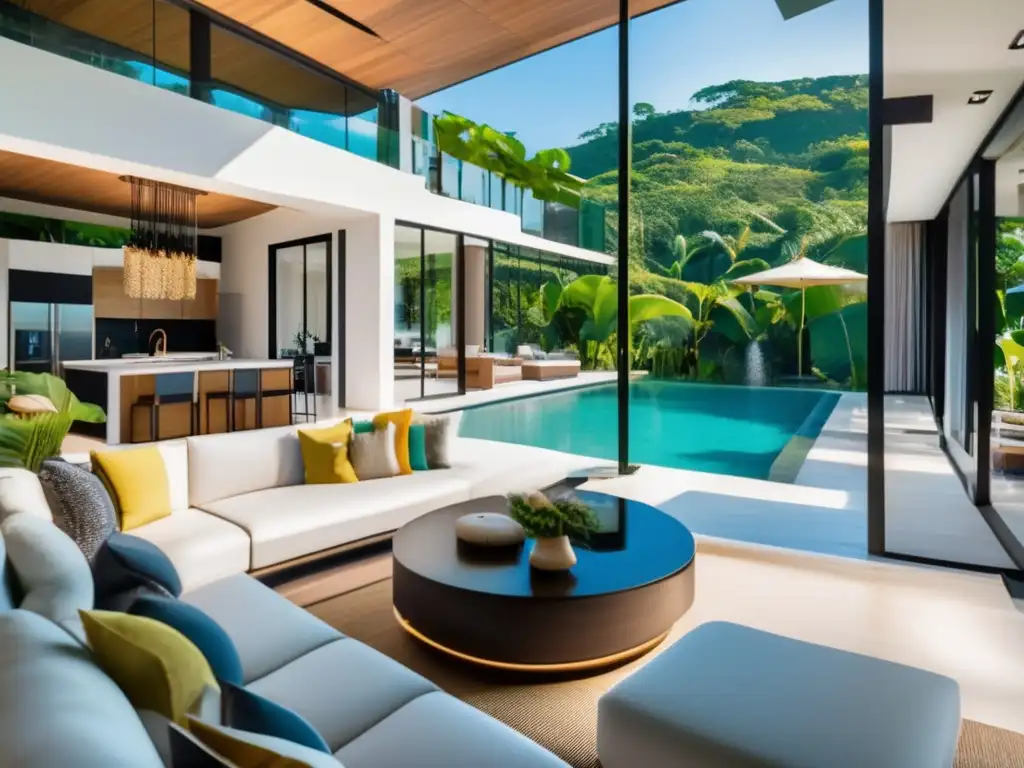 Propiedad vacacional de lujo en paraíso tropical Imagen de propiedad vacacional: Estrategias de marketing