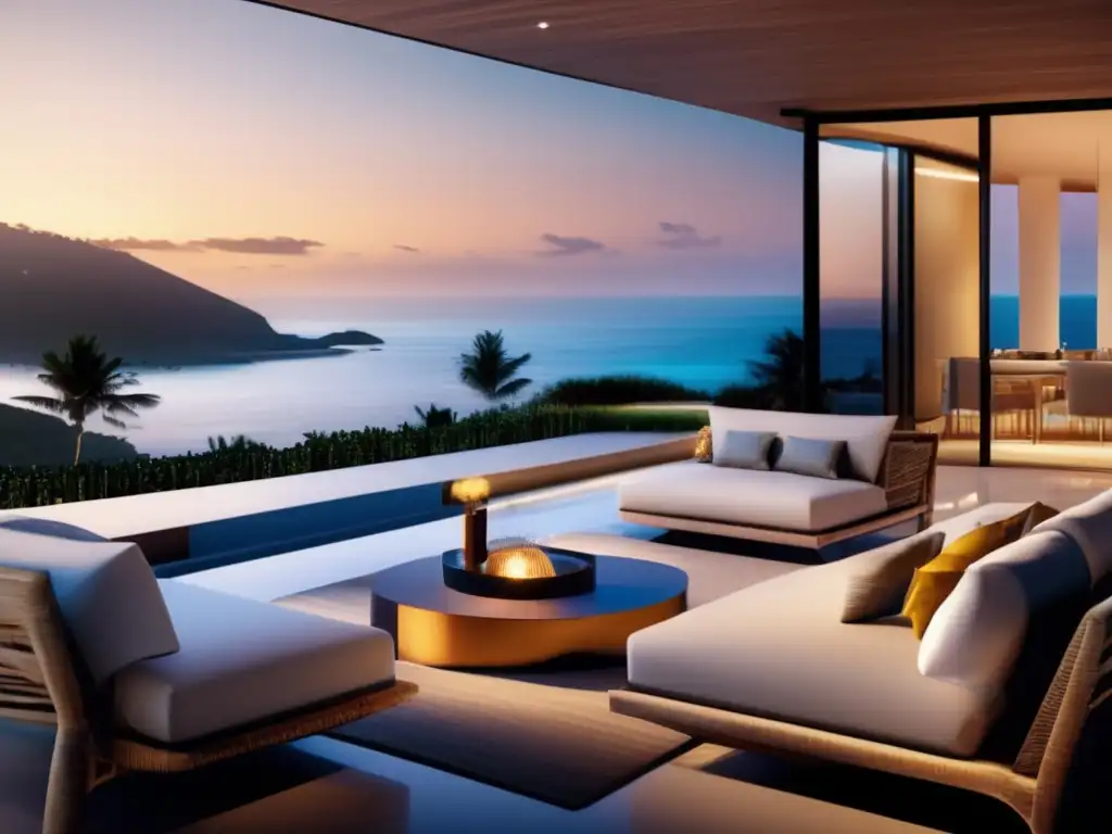 Propiedad vacacional de lujo en la costa Imagen: Propiedad vacacional moderna con vista al mar y precios increíbles