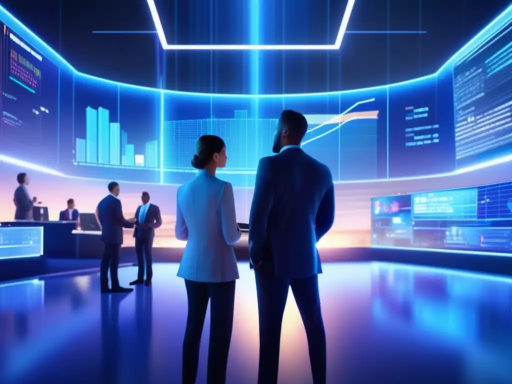 Trading futurista y sofisticado Imagen de trading algorítmico: Costos ocultos y rentabilidad