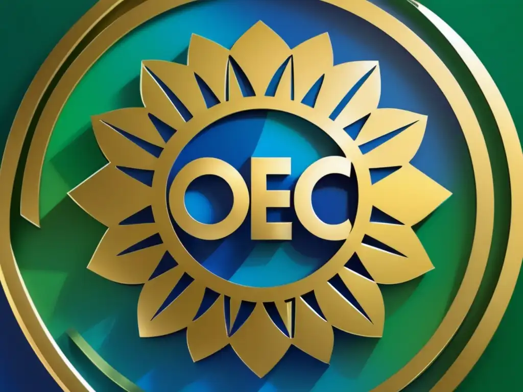 OPEC logo: diseño moderno y detallado Impacto Crisis Petróleo OPEC 1973 - Logo moderno y vibrante