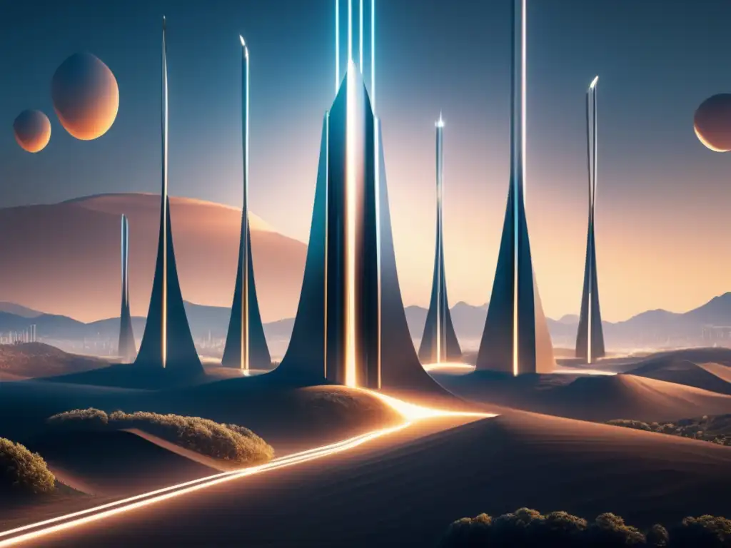 Innovación en blockchain con forks diferentes Impacto de forks en inversiones: paisaje blockchain futurista con forks blandos, duros y temporales, simbolizando innovación y transformación