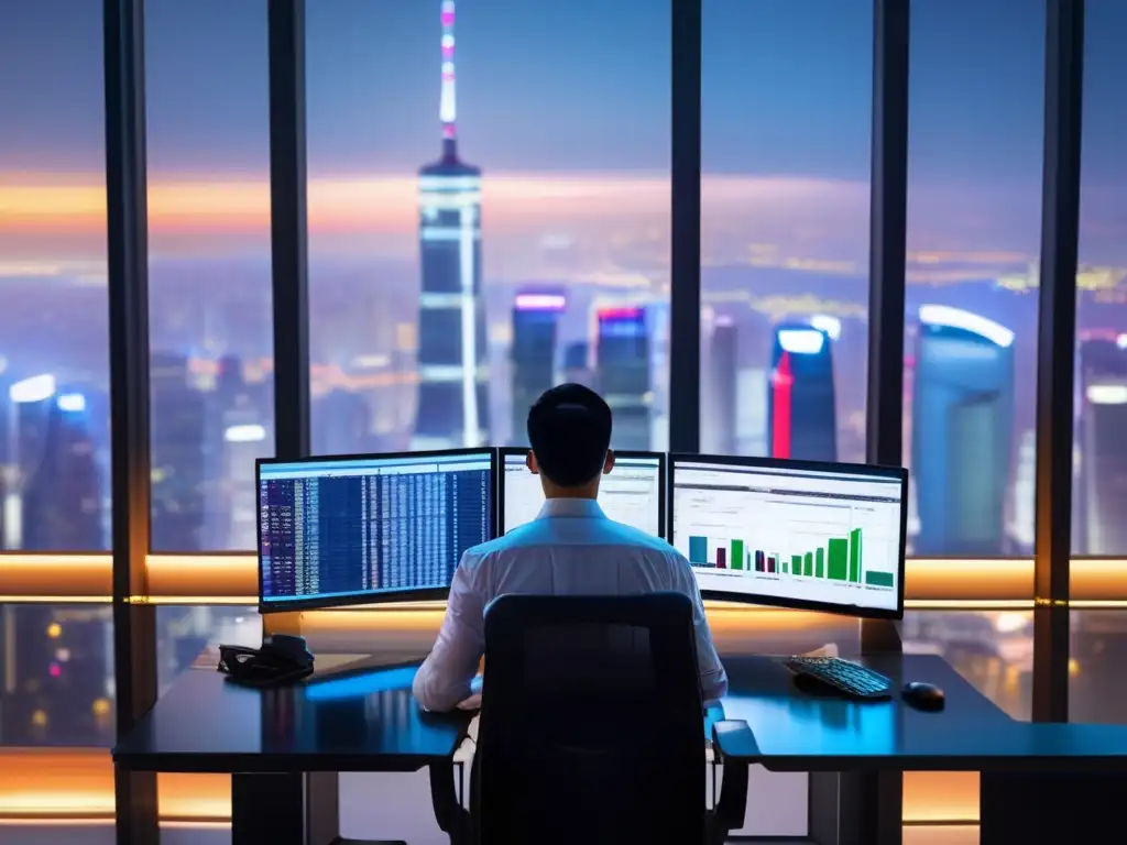 Trading desk en ciudad asiática Importancia análisis técnico en mercados asiáticos