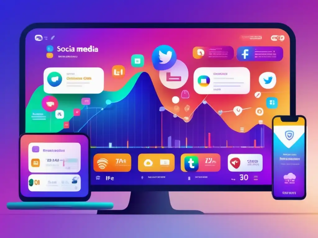 Interfaz digital integrada de redes sociales y análisis financiero Importancia del software integrador en inversiones