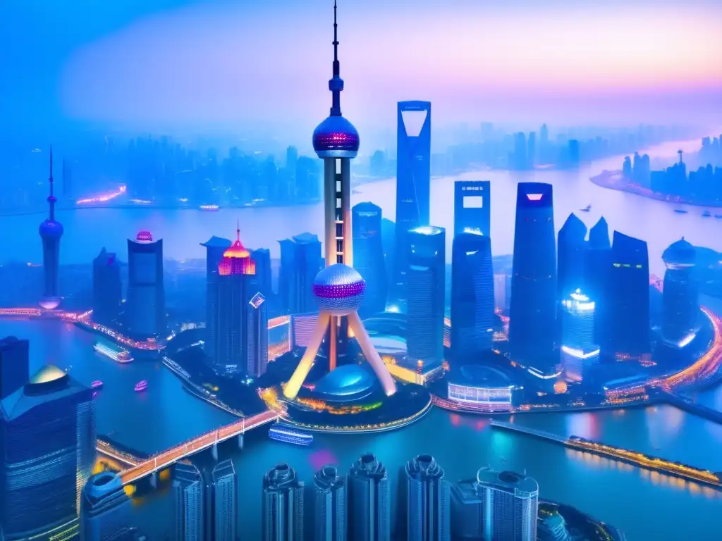 Impresionante ciudad de Shanghai: modernidad y desarrollo urbano Impresionante imagen 8K de Shanghai, China - Consejos para inversión en China