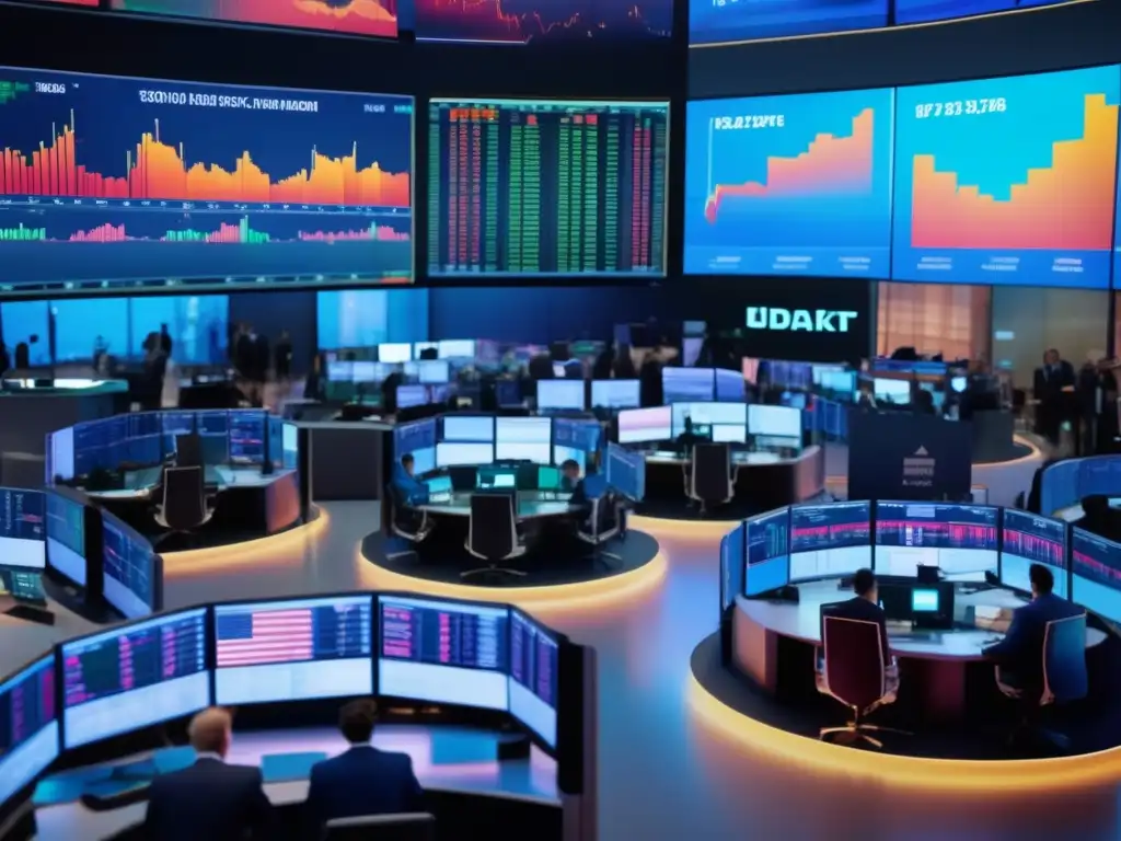 Energía en la bolsa de valores Indicador ADX para inversiones en vibrante piso de bolsa
