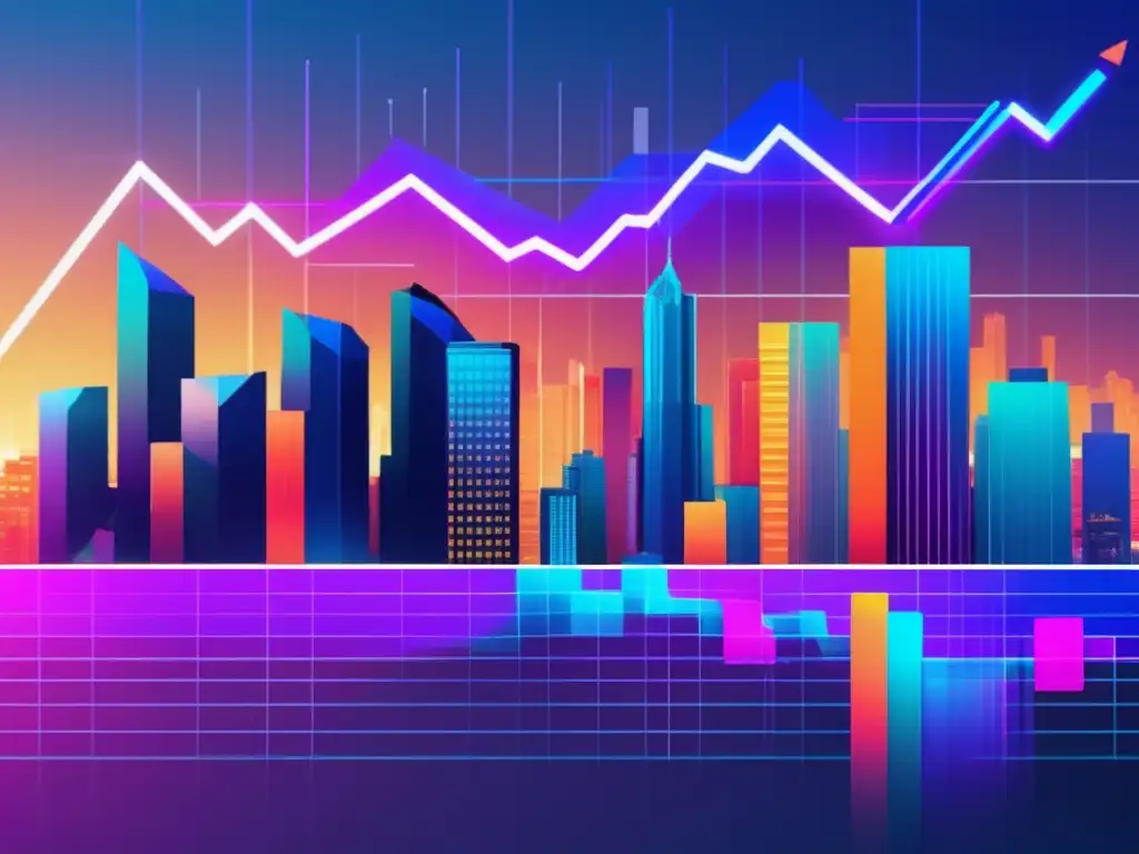 Análisis de volumen y predicción en bolsa Ilustración: Indicadores volumen predecir rally acciones en imagen moderna y atractiva