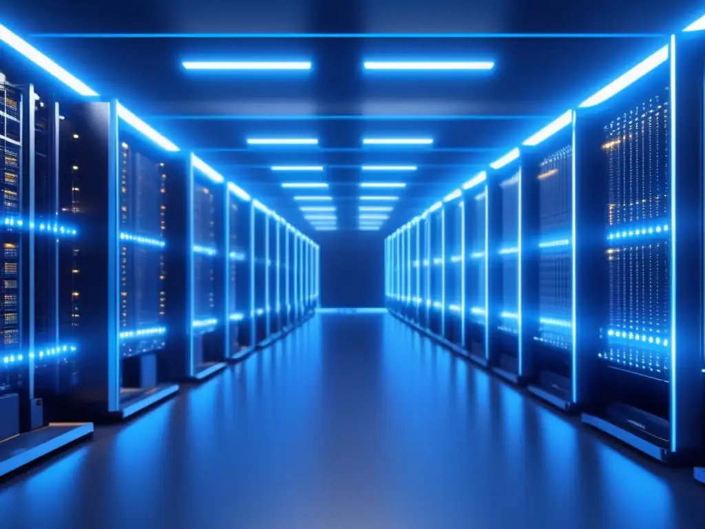 Un moderno centro de minería de bitcoin con tecnología de vanguardia Inicio seguro en minería de Bitcoin: granja ultradetallada de 8k con equipos de última generación, tecnología vanguardista y eficiencia organizada