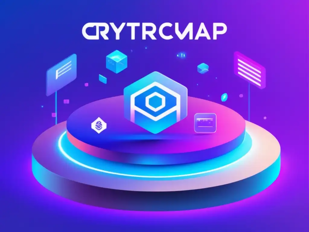 Mercado de criptomonedas futurista en Uniswap Intercambio descentralizado de criptomonedas Uniswap en un mercado digital futurista