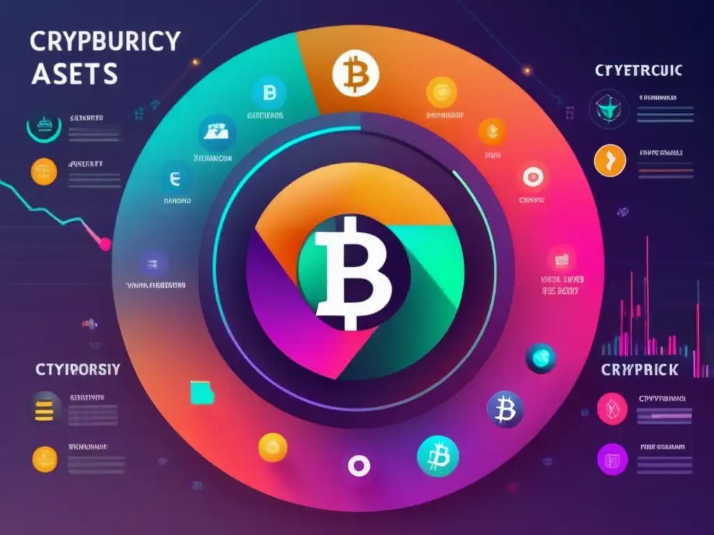 Interfaz digital de criptomonedas profesionales Interfaz digital moderna y elegante mostrando criptomonedas con autenticación de dos factores