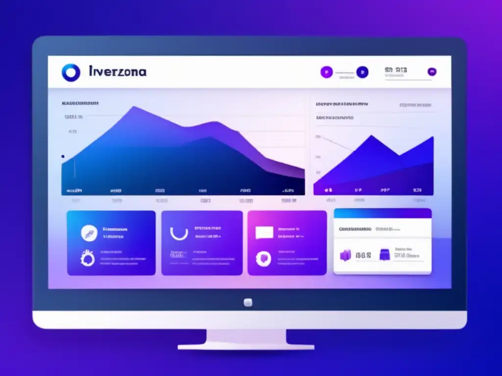 Interfaz moderna y sofisticada de InverZona Interfaz moderna de InverZona: Automatización financiera con bots