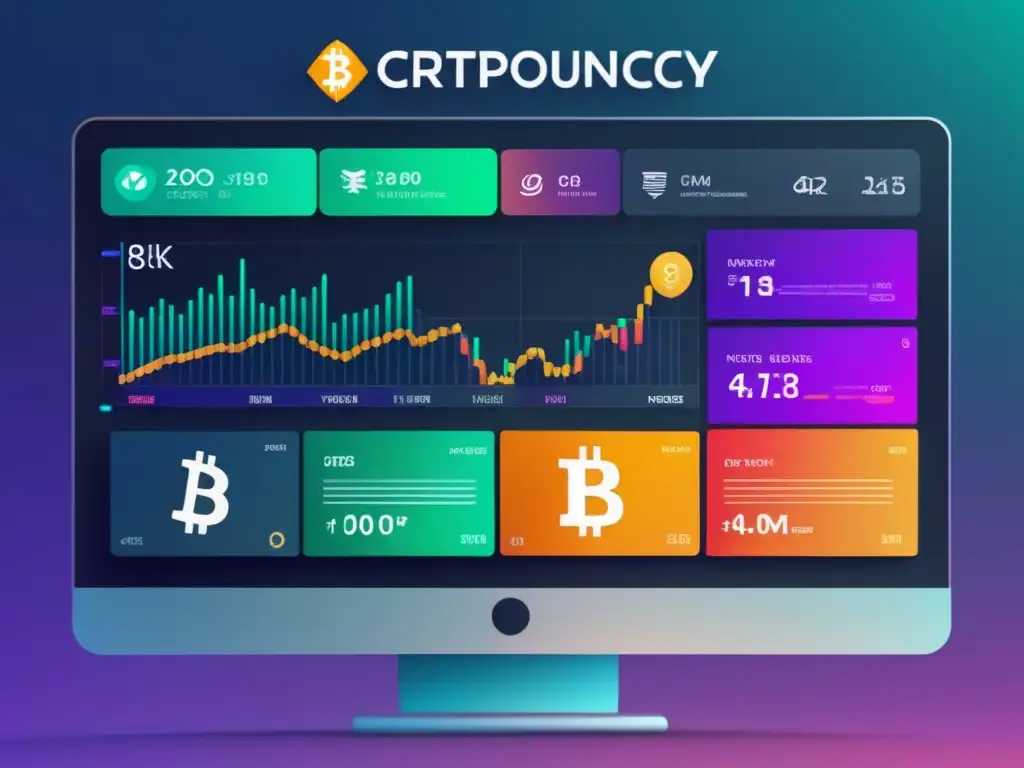 Interfaz futurista de intercambio de criptomonedas Intuitiva interfaz de intercambio de criptomonedas, sin comisiones ocultas