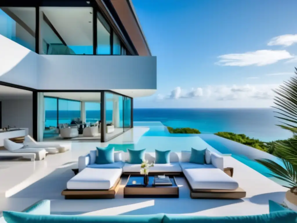 Propiedad de vacaciones de lujo con vistas al mar Inversión en propiedad vacacional con vistas al mar y diseño moderno