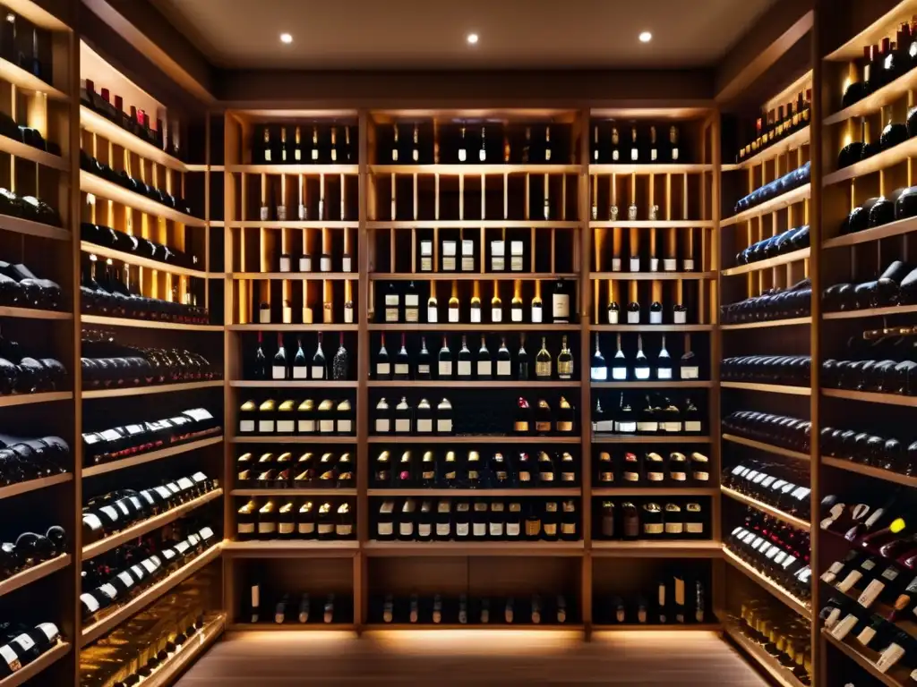 Ultradetalle de bodega de vinos Inversión en vinos: elegancia y exclusividad