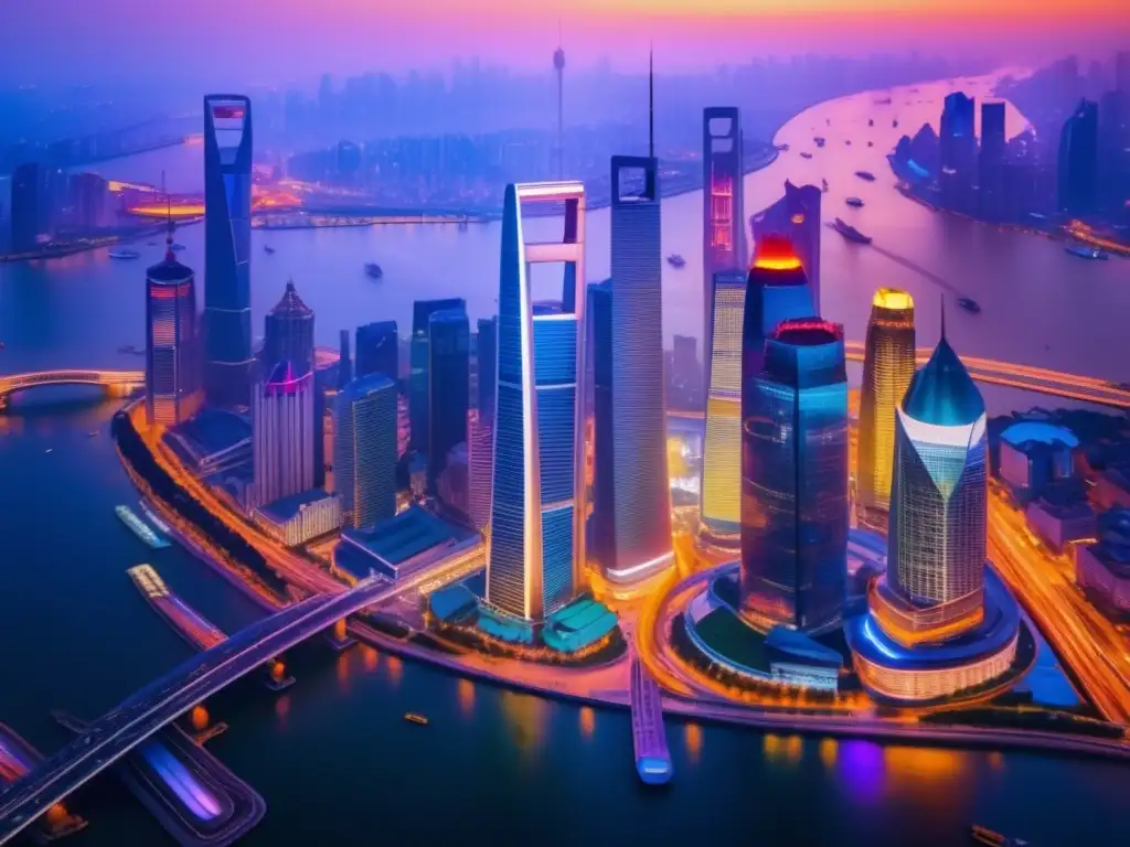 Distrito financiero vibrante en Shanghai, China Inversión en Yuan: Perspectivas y análisis