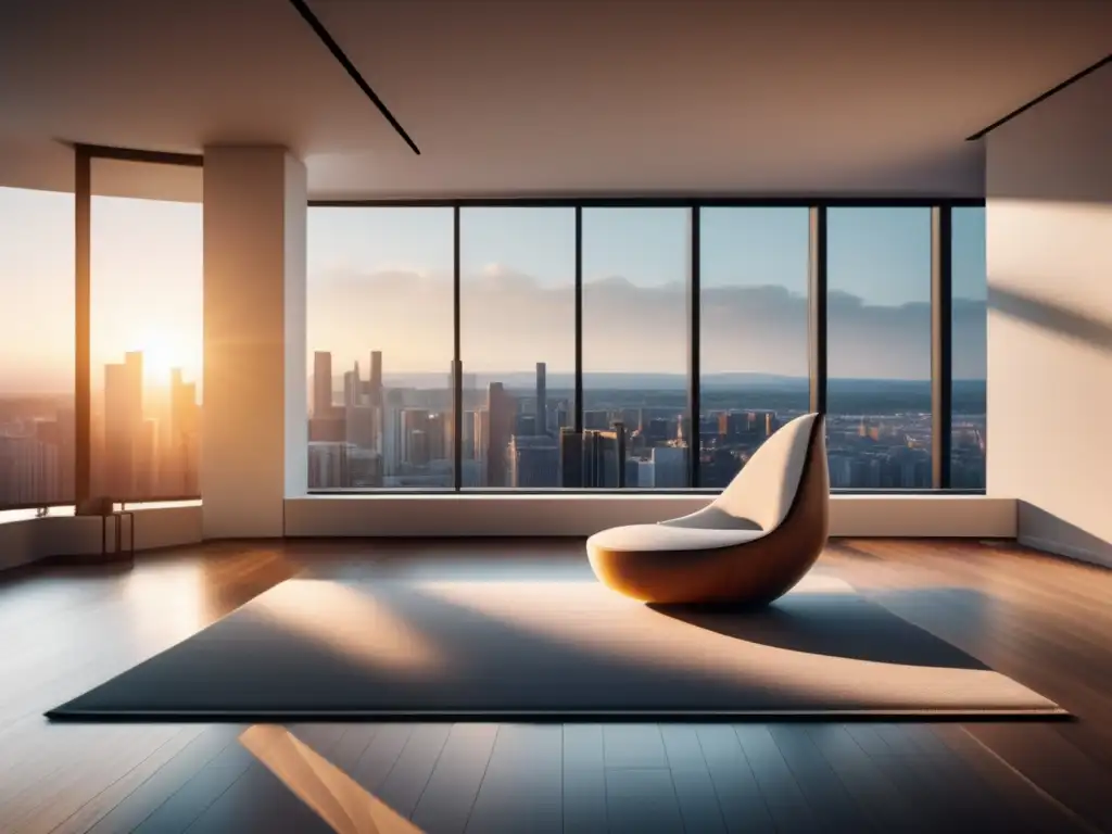 Espacio de meditación en ciudad Meditación para mejorar inversiones y concentración