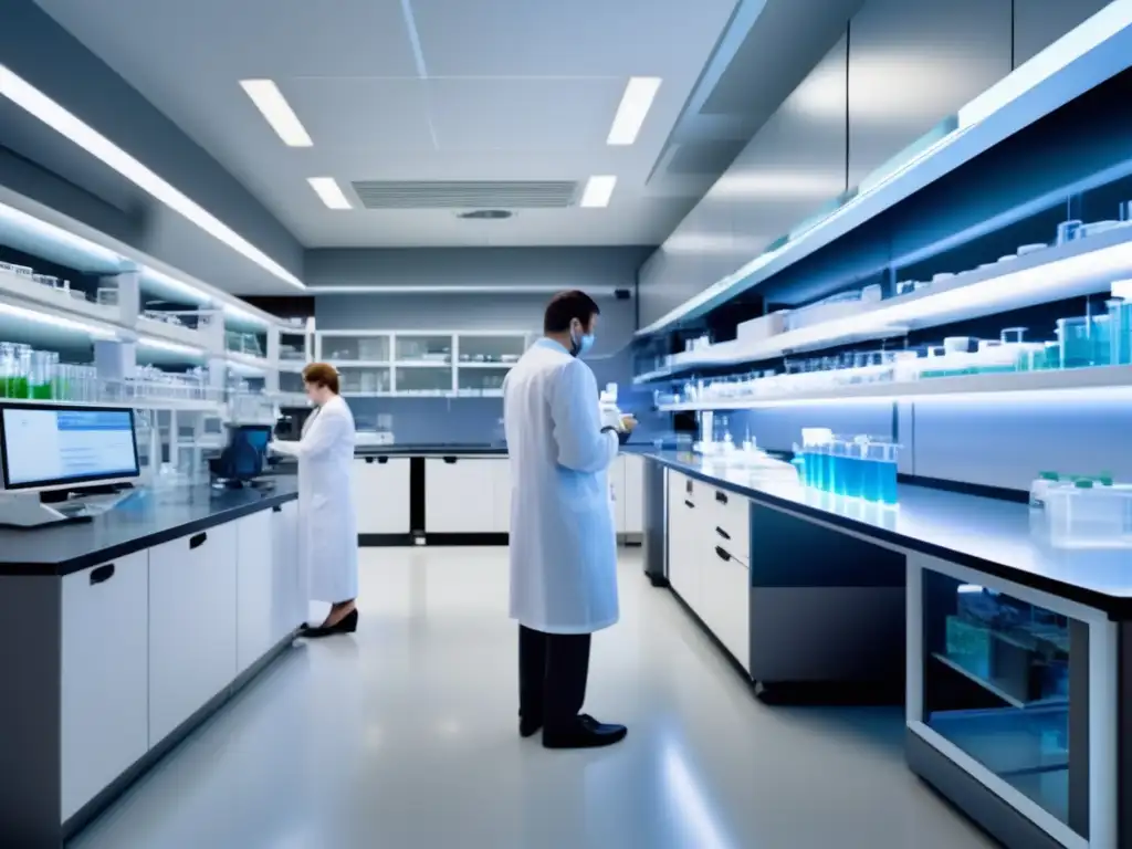 Laboratorio farmacéutico moderno Inversiones en industria farmacéutica europea en laboratorio moderno