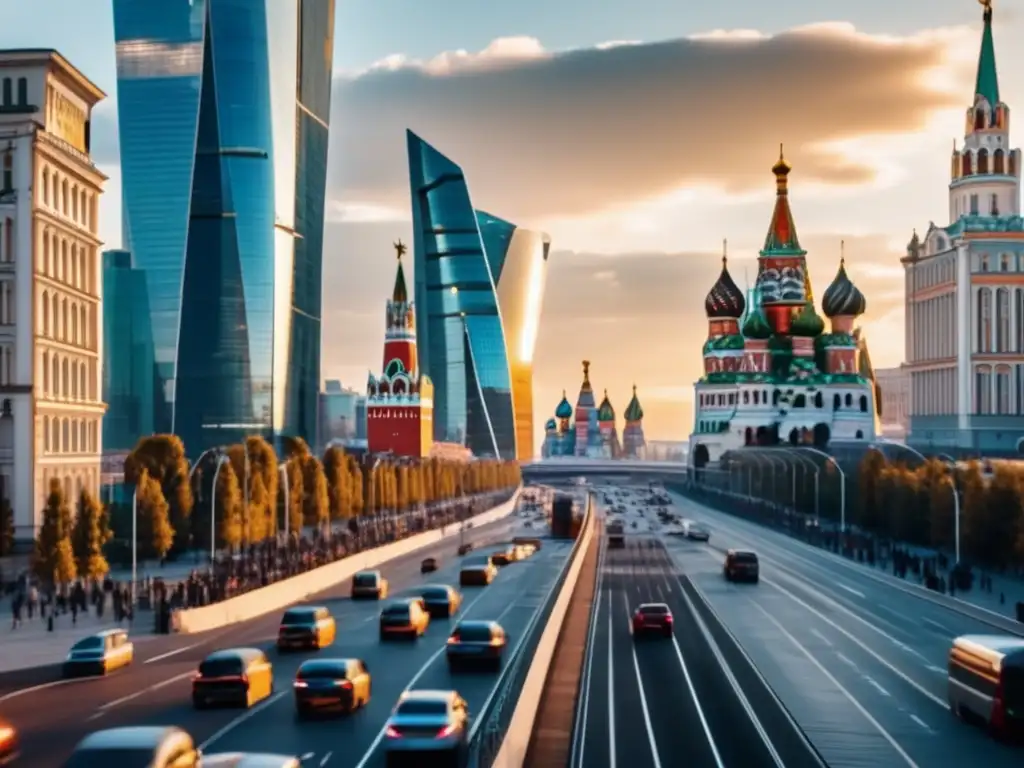 Callejones con rascacielos en Moscú Inversiones en Rusia: Leyes y precauciones