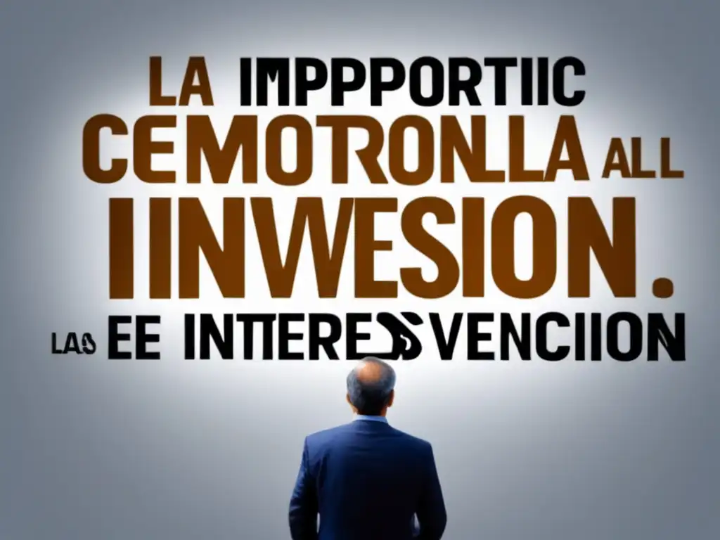 Inversor analizando emociones y noticias Inversiones locales y noticias globales: control emocional, psicología y estrategias