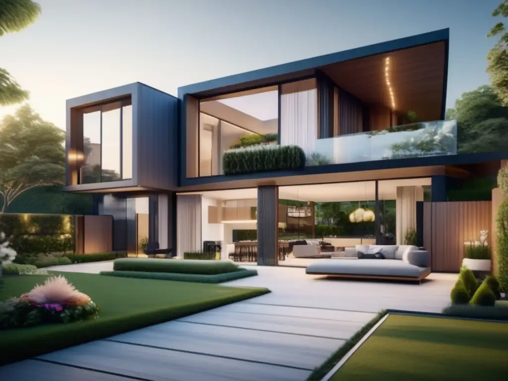 Casa de lujo con arquitectura contemporánea Inversiones en propiedades de reposición: guía completa - Casa de lujo en 8k con diseño contemporáneo y materiales sofisticados