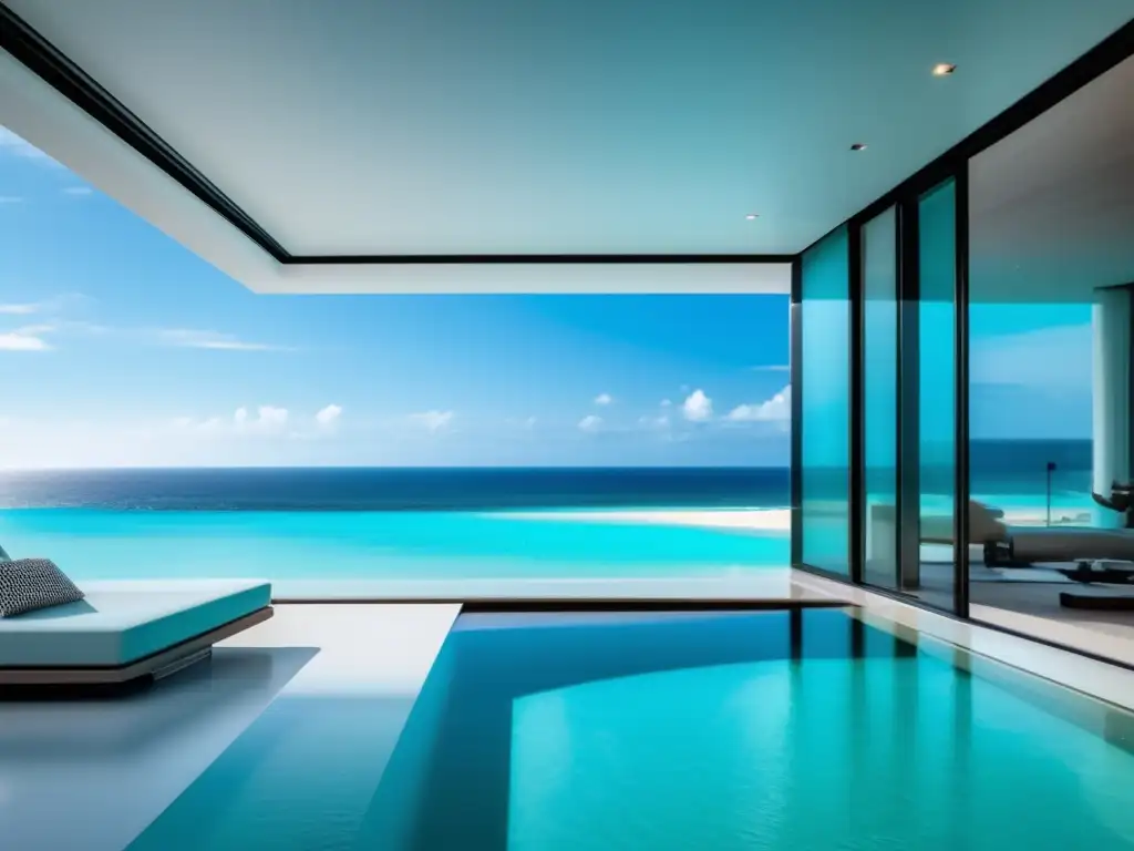 Propiedad de lujo en la playa Inversiones en propiedades vacacionales: Hermosa casa vacacional de lujo en la playa con piscina infinita y vistas panorámicas al mar
