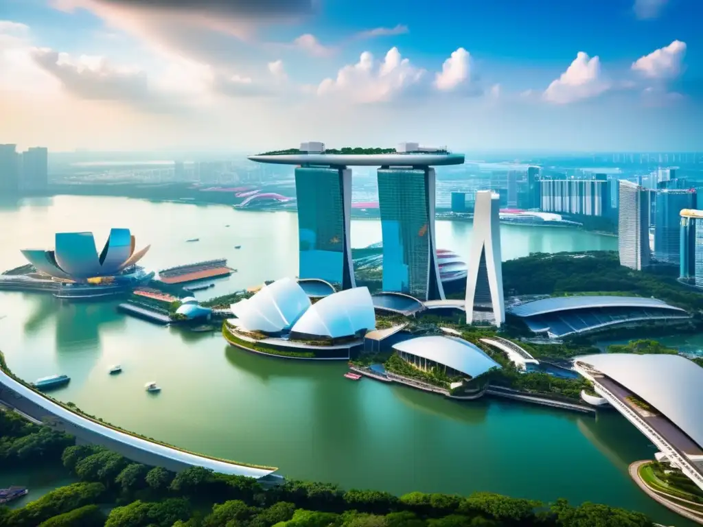 Marina Bay Sands: Arquitectura icónica y skyline vibrante Marina Bay Sands: Inversiones rentables Sudeste Asiático