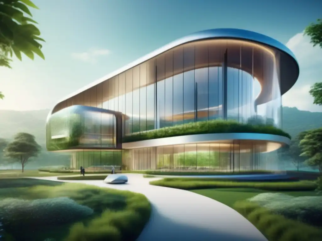 Futuro centro de salud con arquitectura moderna y equipo médico avanzado Inversiones en Salud Global PostPandemia: Futurista centro de salud con arquitectura moderna y equipo médico de vanguardia