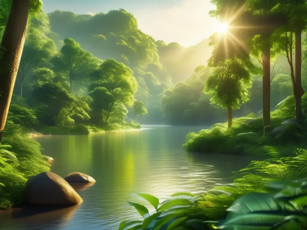 Belleza y sostenibilidad en el bosque verde Inversiones sostenibles: revolución verde en la naturaleza